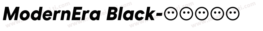 ModernEra Black字体转换